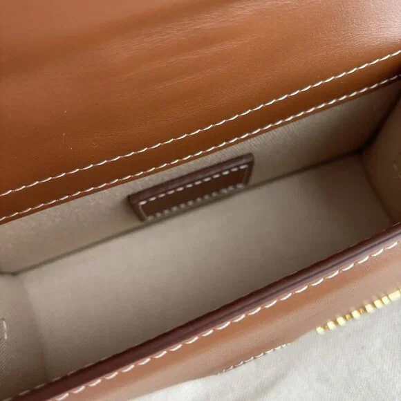 NWT Brand New $775 Jacquemus Le Bambino leather handbag crossbody bag - Picture 5 of 6